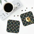 thumbnail image 5 of Disketp Colorful Turtles Funny Coasters,6 Pcs Leather Coasters With Holder, Perfect Housewarming Hostess Gifts,Protect Furniture From Water Marks Scratch And Damage, 5 of 9