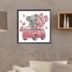 thumbnail image 5 of 2PCS 5D DIY parcial especial en forma de taladro diamante pintura rosa coche animales kit JShteea El nuevo, 5 of 9