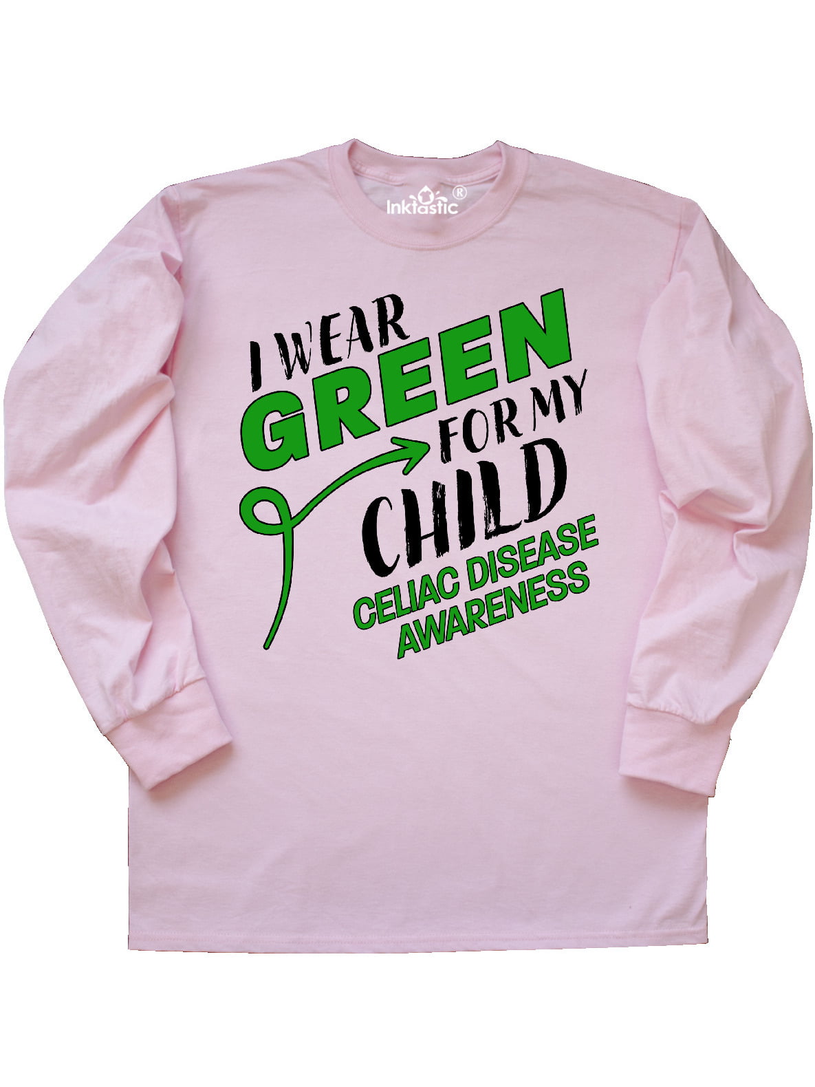 INKtastic - I Wear Green for my Child- Celiac Disease Awareness Long ...