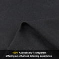 thumbnail image 3 of Speaker Mesh Fabric - Professional Dust Protection Cloth for KTV & Home Audio, 32"x54" Black, 3 of 8