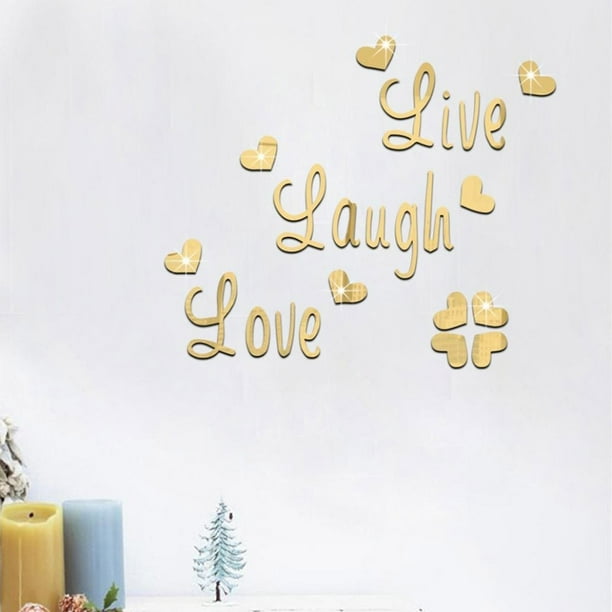 Duobla Live Laugh Love E Removable, Live Laugh Love Wall Mirror