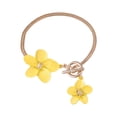 thumbnail image 2 of YYKihy French High End Design Alloy Flower Anklet Light European And American Fashion Simple Female Style, 2 of 9