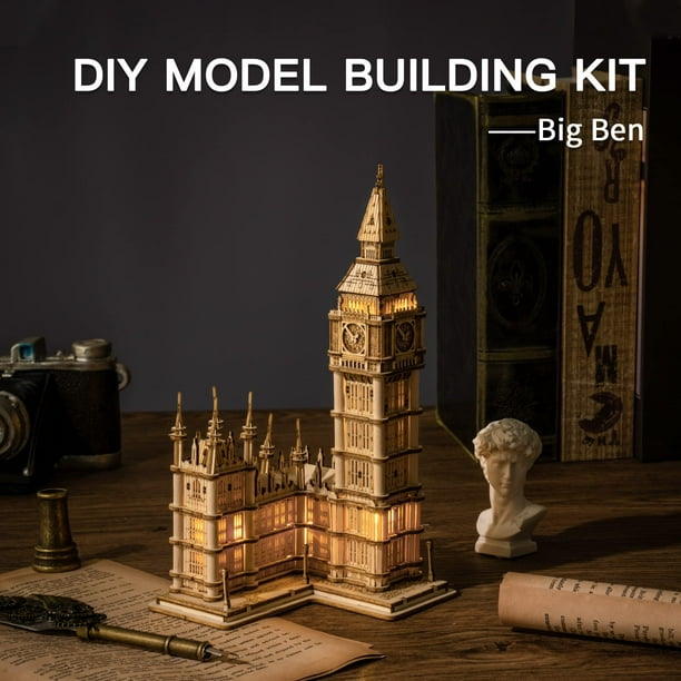Rolife Big Ben With Lights TG507 Architecture 3D Wooden Puzzle