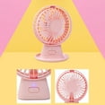 thumbnail image 6 of Cheers.US Personal Portable Fan 3 Speed Adjustable Angle Removable Base Lanyard USB Recharging Battery Operated Small Desk Cooling Face Fan for Home Camping, 6 of 7