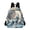 Wolf with Bright Moon, variant on JIALIOU Mini Backpack Purse for Women Quilted Casual Daypack Small Travel Shoulder Bag, Ducks Swimming in Lake at Sunrise