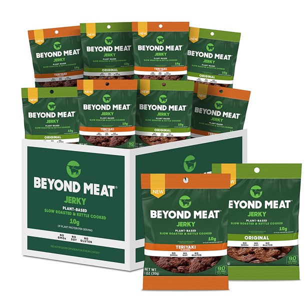 Beyond Meat PlantBased Jerky, Original & Teriyaki Variety Pack, 10g