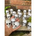 thumbnail image 1 of 10 PCS Mini Skulls Voodoo Zombie Loot Halloween Decorations Props Favors 4cm, 1 of 7