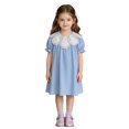 thumbnail image 6 of SUYIDA Girls Summer Flutter Sleeve Dress, Casual Party Outfit A Line Knee Length, Twirl Playful Daily Wear for Kids, 6 of 6