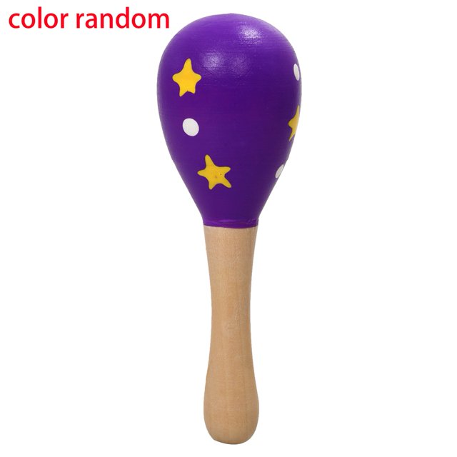 Instrument de Musique en Bois Maraca Jouet pour Enfants & Tambourin Musical 8 Pouces Tambourin Percussion Ronde Cadeau