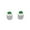 White, variant on Four Leaf Clover - Bike Valve Stem Caps