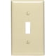 thumbnail image 1 of Placa de pared Leviton PJ1-I Midway 1-Gang Toggle Ivory, 1 of 3