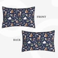 thumbnail image 2 of Daiia Animals And Wildflowers Bedding Waterproof Pillow Protector Zippered Queen – Bed Bug Proof Pillow Encasement-14"x20", 2 of 6