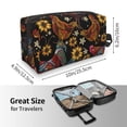 thumbnail image 5 of Honeii Sunflower Rooster Print Multi-Purpose Storage Bag,Hanging Dopp Kit,Small Toiletry Bag for Traveling for Toiletries, Makeup, and Small Essentials, 5 of 7