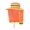 Orange, variant on Outdoor Reflective Sun Protection Work Hat with Wide Brim and Breathable Mesh for Sanitation and Construction Tasks