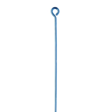 

1 PC-Eye pin electro-coated brass blue 3 inches 21 gauge. Sold per pkg of 10.