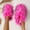 Hot Pink, variant on Kilaqueen Women's Fluffy Faux Fur Slippers Furry Soft Plush Home Slippers Indoor Outdoor Non-Slip Slippers Winter Warm Anti-Slip Rubber Soles Fuzzy Slides Comfortable Slip On House Shoes