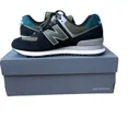 thumbnail image 3 of New Balance 574 Lace Up Mens Black Sneakers Casual Shoes U574KBG Size 7, 3 of 6