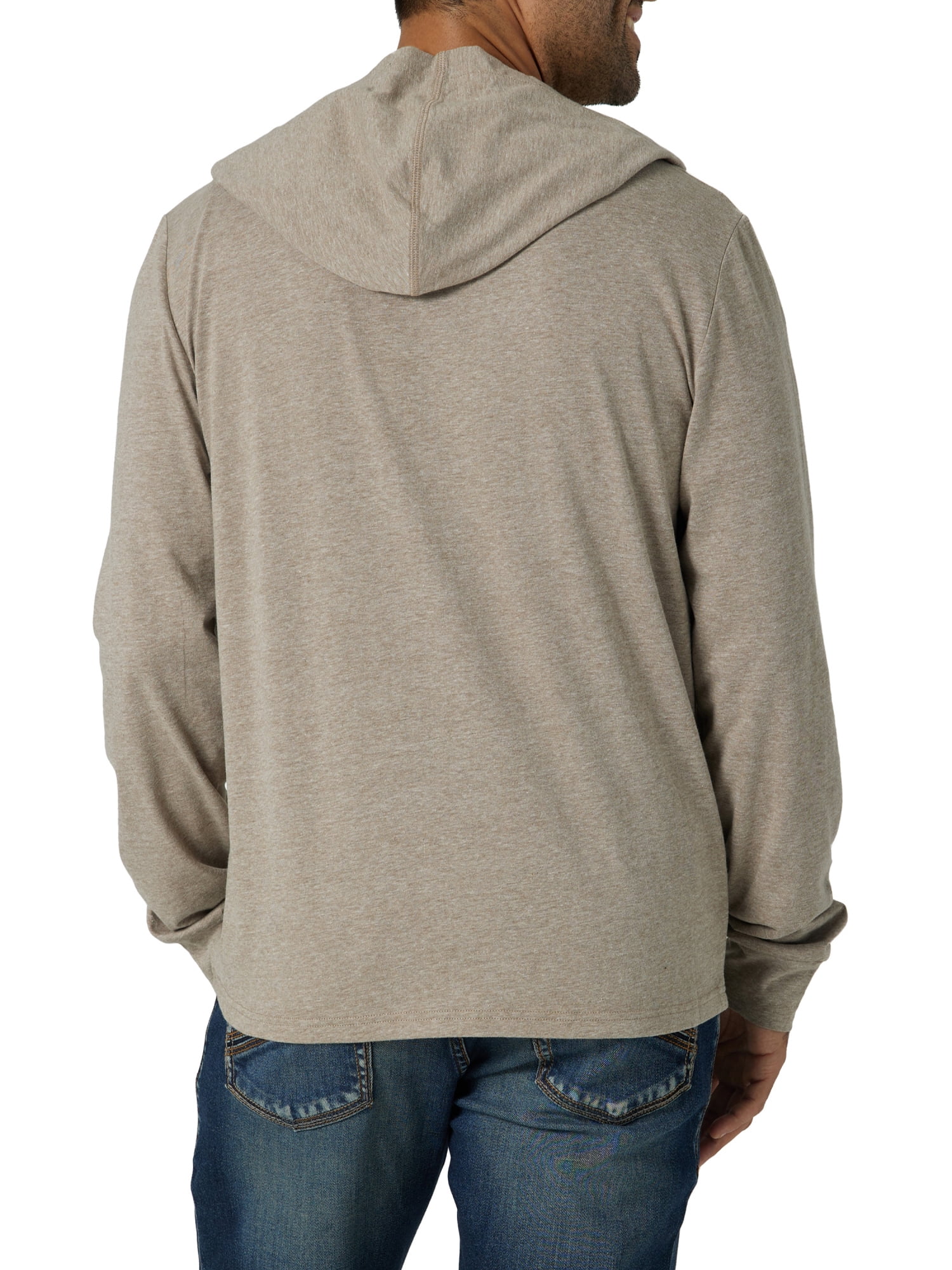 Republic Men's Long Sleeve Hooded Henley