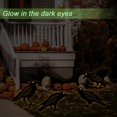 thumbnail image 2 of Estacas de metal para jardín con forma de cuervo negro para decoración de Halloween para exteriores, espeluznantes decoraciones de Halloween con silueta de cuervo que brillan en la oscuridad, 2 of 6