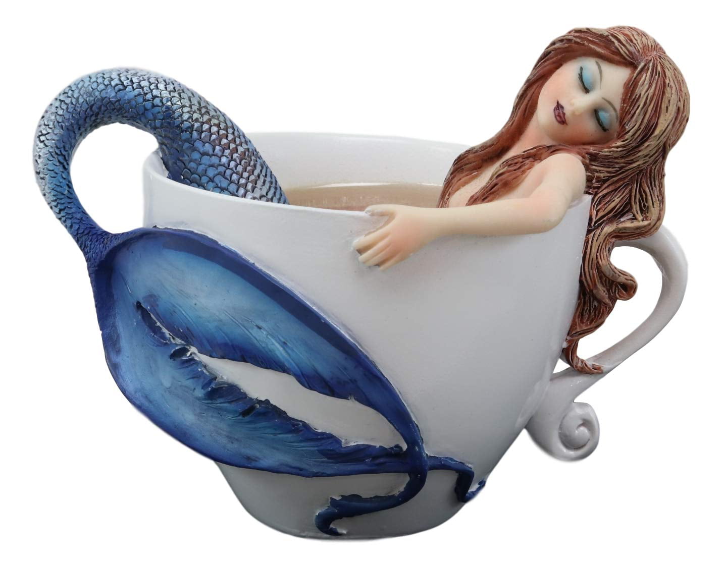 Sirene Figura con Tazza Mermaid Blend By Amy Brown Cup Fantasy 