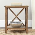 thumbnail image 4 of Safavieh Candence Poplar Wood End Table in Oak, 4 of 5