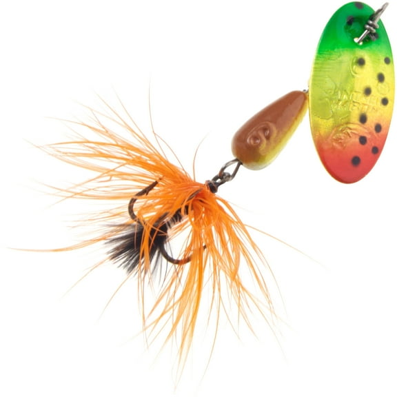 Panther Martin PMHF_2_FTOB Holographic Nature Series Dressed Teardrop Spinners Fishing Lure - Fire Tiger Holo Orange Black - 2 (1/16 oz)