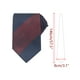 thumbnail image 2 of Corbatas formales de textura a rayas para hombres INSPIRE CHIC en color contrastante, rojo oscuro y azul marino, 2 of 4