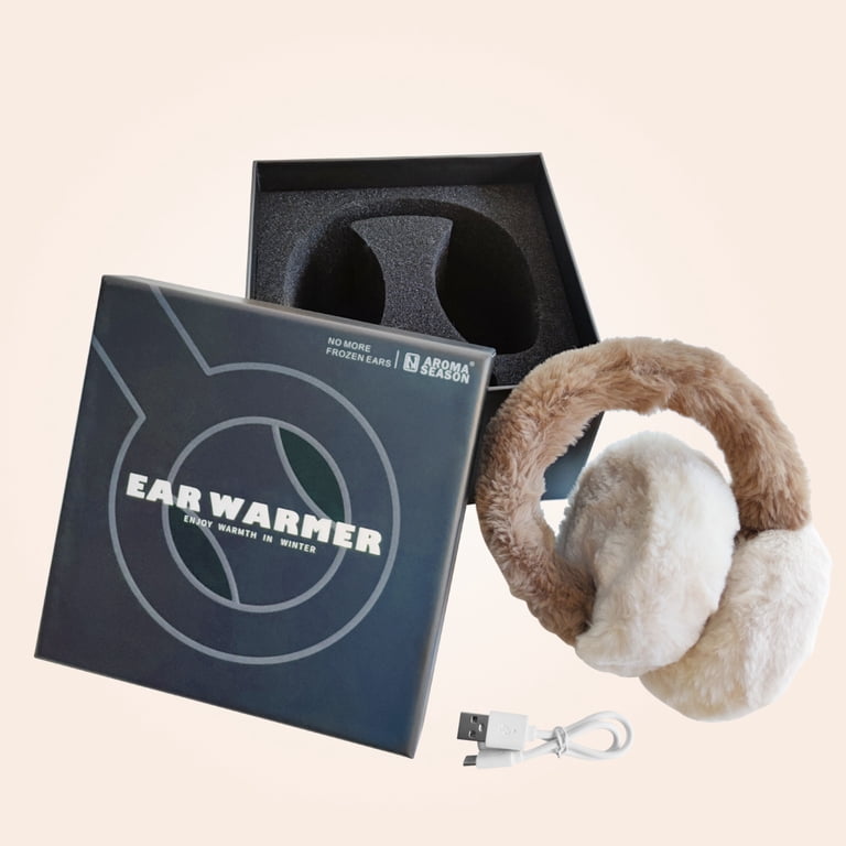 Aroma Season Rechargeable Cordless Heated Ear Muffs, 2 Modes  display picture 3