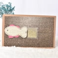thumbnail image 1 of Pet Cat Scratcher Pad Scratching Board Grind Claws Indoor Playing Toy 38x23x2.5cm, 1 of 7