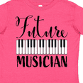 thumbnail image 4 of Inktastic Future Musician Piano Music Boys or Girls Toddler T-Shirt, 4 of 5