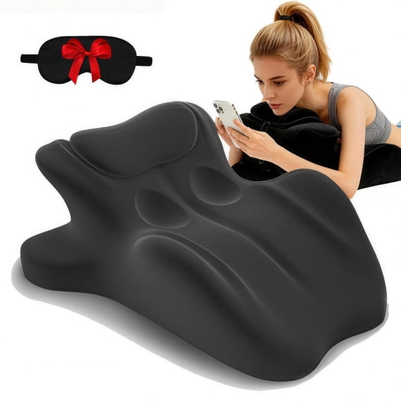 Almohada viscoelástica con forma de cuña TAOMYTA, soporte de espalda ergonómico