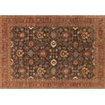 thumbnail image 1 of Ahgly Company Indoor Rectangle Oriental Brown Industrial Area Rugs, 7' x 10', 1 of 4