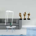 thumbnail image 2 of Mesita de noche,Mesa auxiliar de acrílico transparente,mesa auxiliar transparente de 2 niveles,Mesa pequeña de acrílico,mesita de noche pequeña,compacta,Estatuas del pensador,Estatuas de, 2 of 8