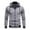 A-Gray, variant on Men's Hoodie Windproof Sports Hoody Sweatshirt Fitted Long Sleeve Pullover Top Lightweight Training Hooded Jacket Loose Fall Activewear Basic Tracksuit Top