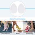 thumbnail image 5 of Uxcell 5 Pairs Non-Skid Shoe Pads 3.5"x2.6" No Slip Shoe Grip Stick Sole Protector Silicone Cushion Clear, 5 of 6