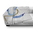 thumbnail image 3 of Anchor Soft Flannel Fleece Throw Blanket, Watercolor Beach Things Coastal Design Ocean Adventure Journey, Cozy Plush for Indoor and Outdoor Use, 50" x 60", Pale Blue Pale Coffee, by Ambesonne, 3 of 6