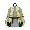 thumbnail image 3 of Yellow Cartoon Dinosaurs Eggs Pattern Cute School Backpack with Padded Back and Adjustable Shoulder Straps 13.4"x11"x4.7", 3 of 5