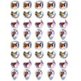 thumbnail image 1 of 40 piezas de cristales de fantasía para decoración de uñas, piedras acrílicas con parte trasera plana, gemas para decoración de uñas 3D., 1 of 7