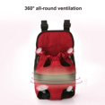 thumbnail image 4 of HAOAN Carrying Bag Pet Backpack Comfortable High Stability Adjustable Dogs Cats Legs Out Front Travel for Outside, 4 of 9