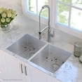 thumbnail image 3 of Kraus Évier de Cuisine Rectangulaire 33 Pouces en Acier Inoxydable Double 50/50, 3 of 5