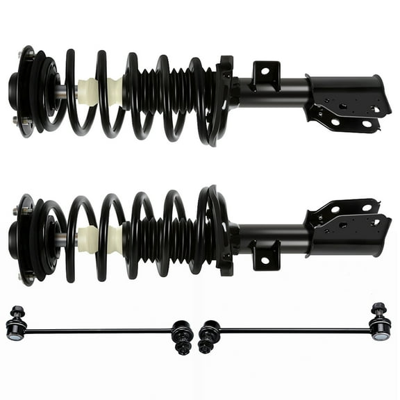 CCIYU Front Strut Spring Assembly Control Arm and Ball Joint Assembly 2010-2017 for Chevrolet Equinox Complete Suspension Kit Fits replace for 272526, K750188, K750189