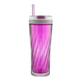 thumbnail image 3 of Vaso Flex Tumbler 24oz Autoclose Con Popote Orquidia Contigo Color Violeta blanco, 3 of 6