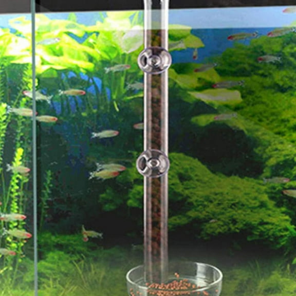 NICEXMAS Shrimp Tube Feeder Acrylic 1 Set