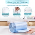 thumbnail image 2 of Sindcom Under Sink Trash Bag Holder & Dispenser, 2-Pack Stackable Organizer Bins for 13/30/33 Gallon Garbage Bags, Clear Storage for Kitchen, Laundry Room & Bathroom Organization, 2 of 6