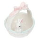 thumbnail image 1 of Pink Easter Rabbit Decor Ceramic Basket Adornment for Decor 1Pcs, 1 of 5