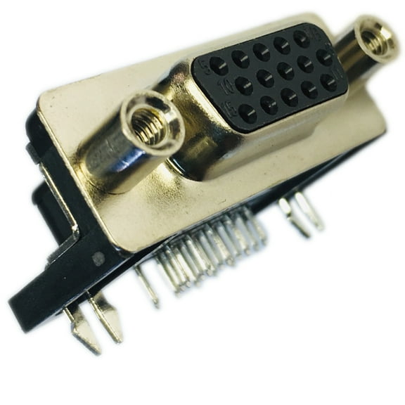 1470250-3 Conn D-Subminiature SKT 15 POS 2.29mm Solder RA Thru-Hole 15 Terminal 1 Port