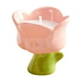 thumbnail image 2 of Rose Scented Flower Shaped Soy Wax Candle - 3x3in Ceramic Jar, Multi-Color, Home Decor & Gift Idea, 2 of 6