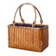 thumbnail image 2 of Bolso de almacenamiento de bambú para mujer Perfecl tejido a mano 24x13x16cm, 2 of 8