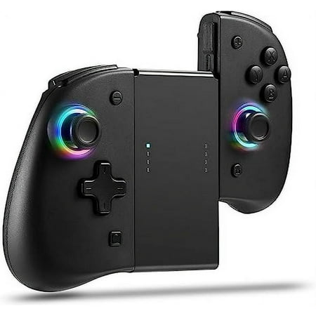 Binbok Switch Joy-Cons: Nintendo Switch, Rechargeable, Switch OLED, Dual Motor, 400mAh*2 Battery, Black