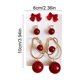 thumbnail image 3 of Eoozwa 1 Packs 3 Pairs Women's Earrings Hypoallergenic Silvers Acrylic Lightweight Dangle Earrings for Women Fashion Jewelry Gift, 3 of 6